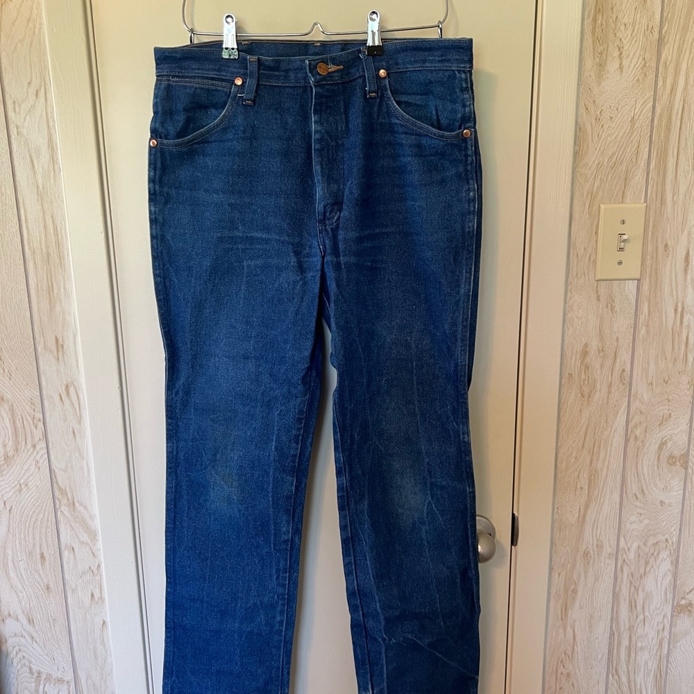 Wrangler Blue Straight Jeans Classic Fit